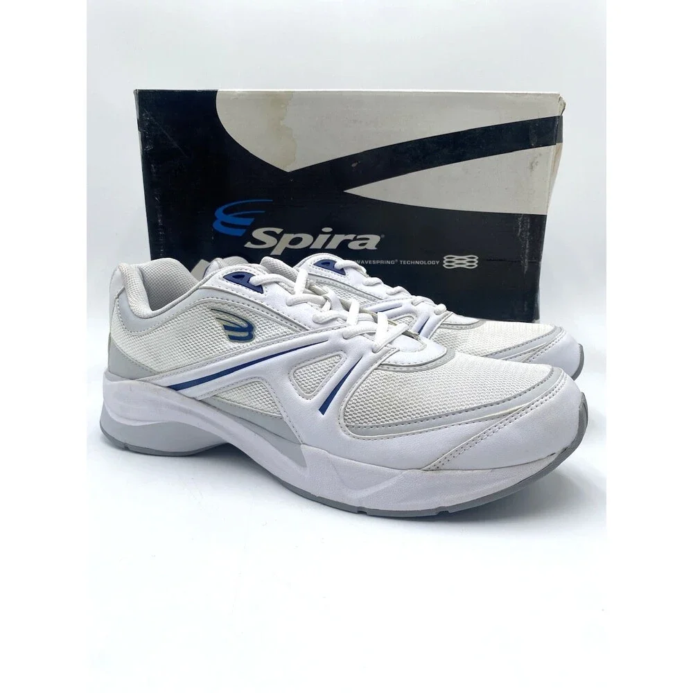 Spira VALENCIA Men's LIGHTLY USED Running Shoe Grey/Navy Multiple Sizes